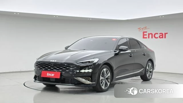 Kia K8 Hybrid 2022 Черный из Кореи
