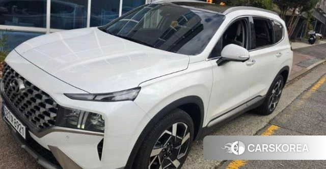 Hyundai The New Santa Fe 2023 Белый из Кореи