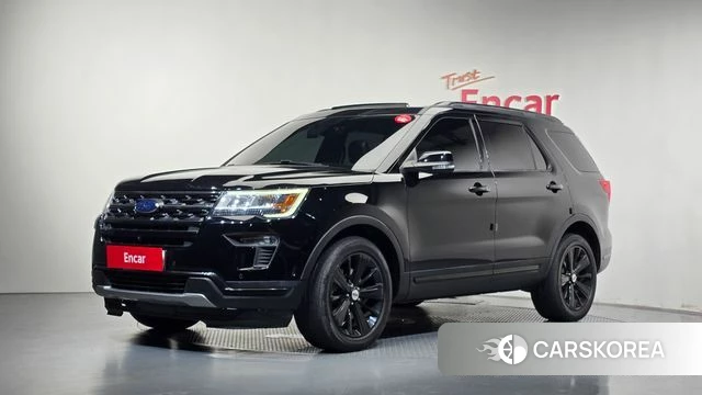 Ford Explorer 2018 Черный из Кореи