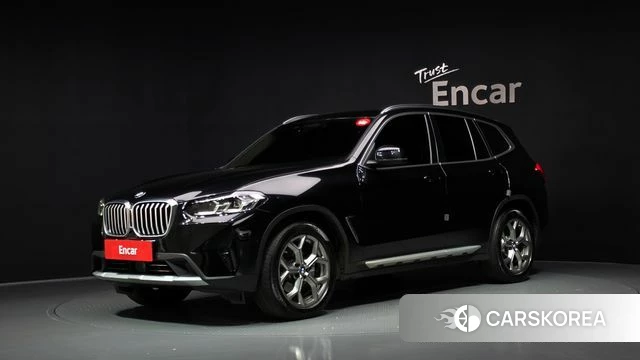 BMW X3 (G01) 2022 Черный из Кореи