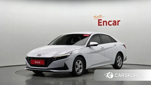 Hyundai Avante (CN7) 2021 Белый из Кореи
