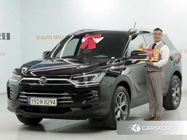 Ssangyong Beautiful Korando 2021 Черный из Кореи