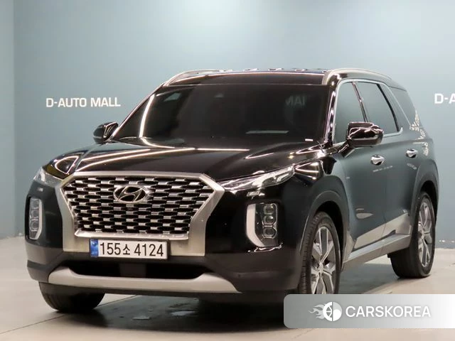 Hyundai Palisade 2021 Черный из Кореи