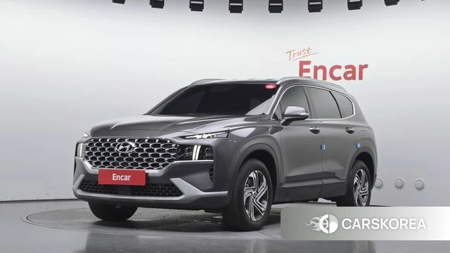 Hyundai The New Santa Fe 2021 Серый из Кореи
