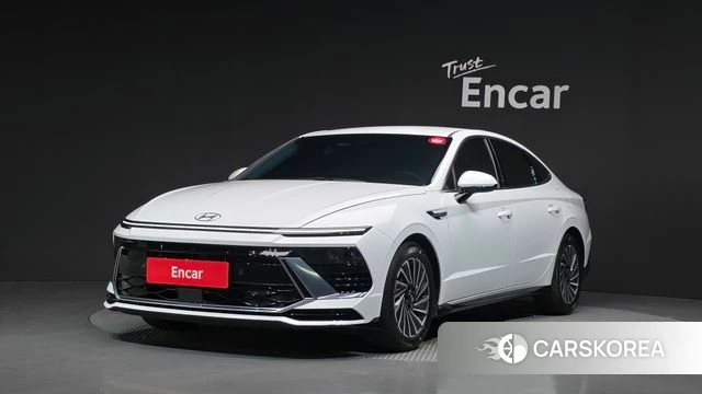 Hyundai Sonata D Edge Hybrid (DN8) 2023 Белый из Кореи