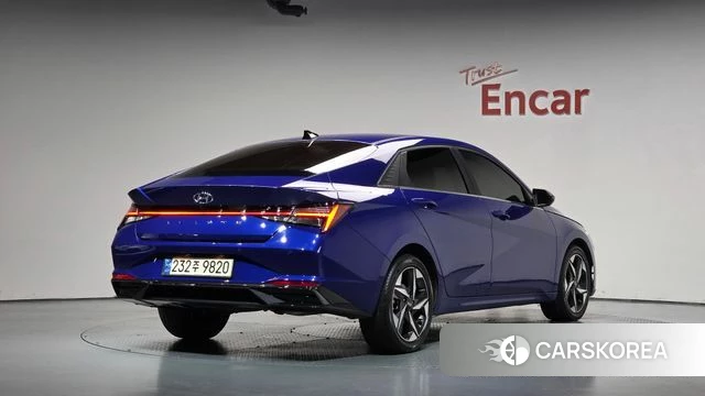 Hyundai Avante (CN7) 2021 Синий из Кореи, фото 2