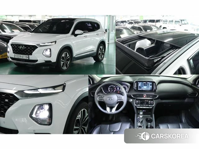 Hyundai Santa Fe TM 2019 Белый из Кореи