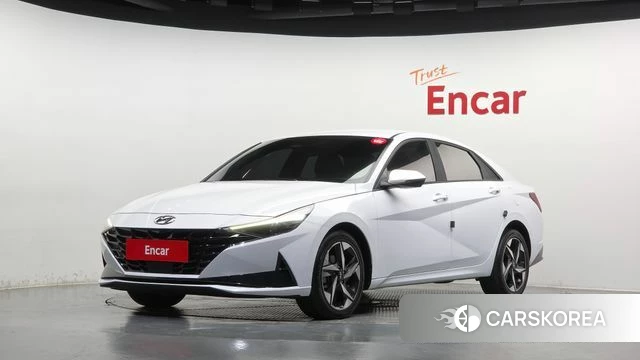 Hyundai Avante (CN7) 2020 Белый из Кореи