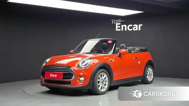 Mini Cooper Convertible 2019 Оранжевый из Кореи