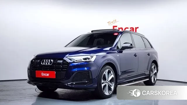 Audi Q7 (4M) 2022 Синий из Кореи