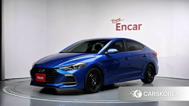 Hyundai Avante AD 2018 Синий из Кореи