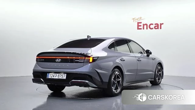 Hyundai Sonata D Edge (DN8) 2024 Небесно-голубой из Кореи
