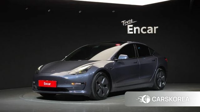 Tesla Model 3 2021 Серый из Кореи