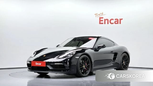 Porsche 718 Cayman 2022 Черный из Кореи