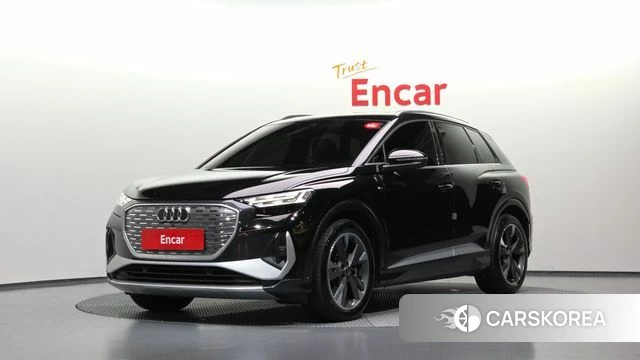 Audi Q4 e-Tron (F4) 2023 Черный из Кореи