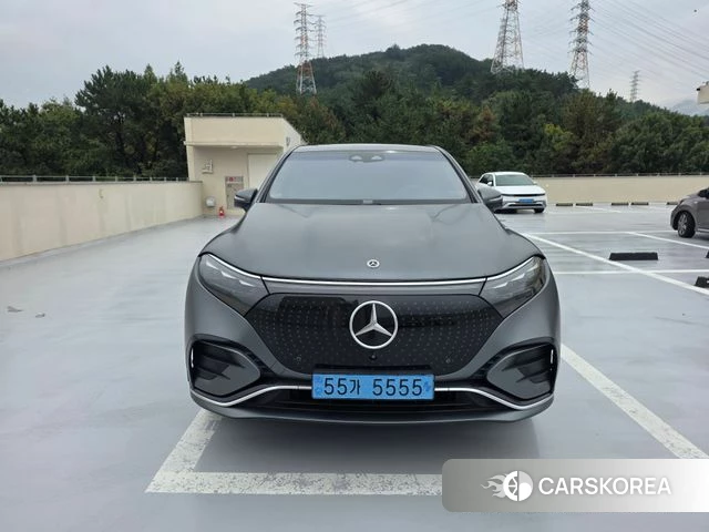 Mercedes-Benz EQS SUV X296 2023 Синий из Кореи