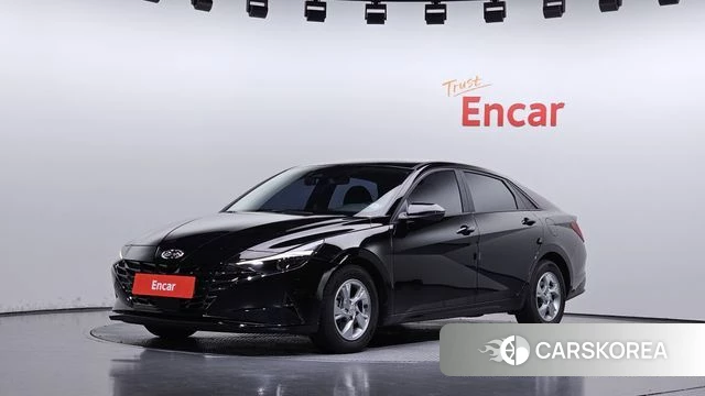 Hyundai Avante (CN7) 2021 Черный из Кореи
