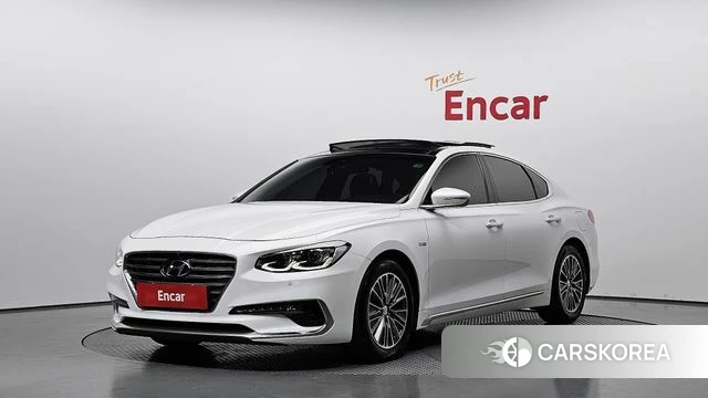 Hyundai Grandeur IG Hybrid 2018 Белый из Кореи