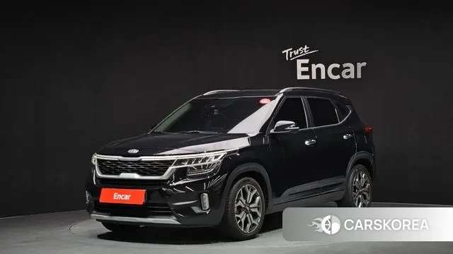 Kia Seltos 2020 Черный из Кореи