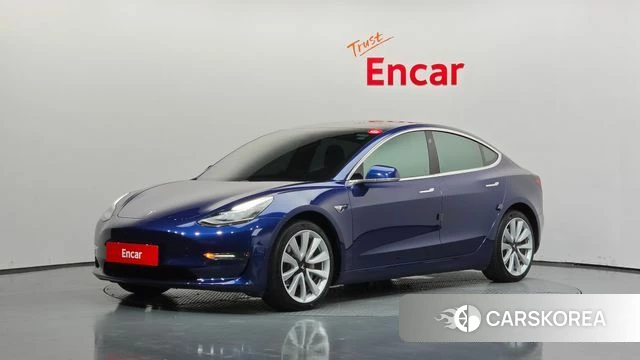 Tesla Model 3 2020 Синий из Кореи