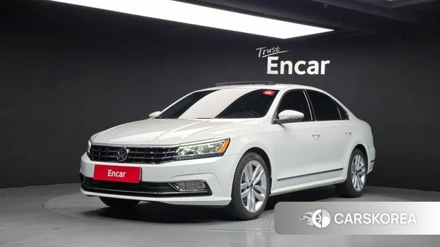 Volkswagen The New Passat 2018 Белый из Кореи