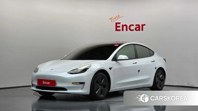 Tesla Model 3 2021 Белый из Кореи