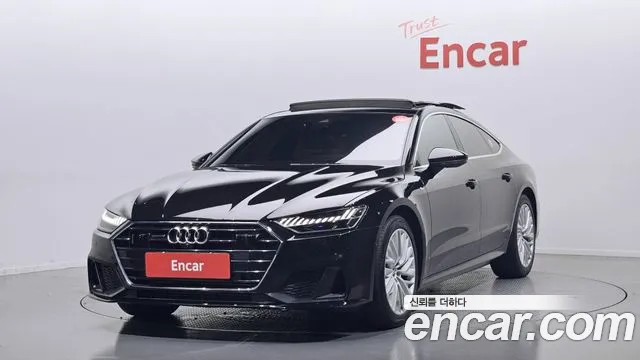Audi A7 (4K) 2021 Черный из Кореи