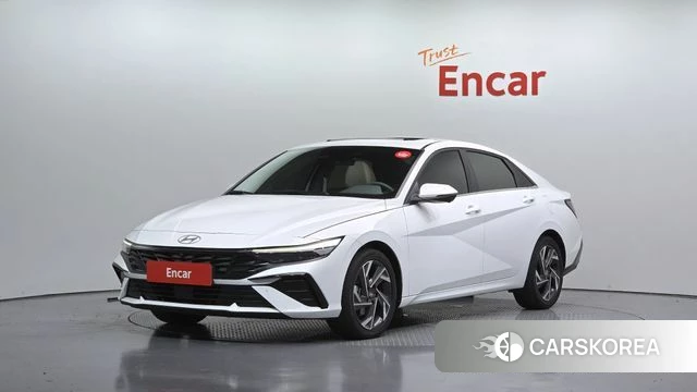 Hyundai The New Avante (CN7) 2023 Белый из Кореи