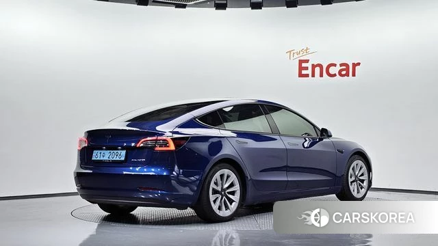 Tesla Model 3 2021 Синий из Кореи