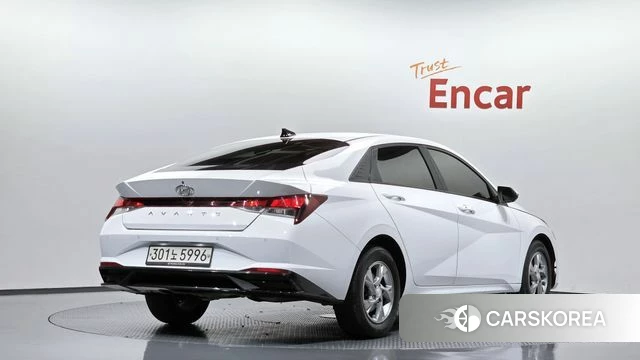 Hyundai Avante (CN7) 2020 Белый из Кореи