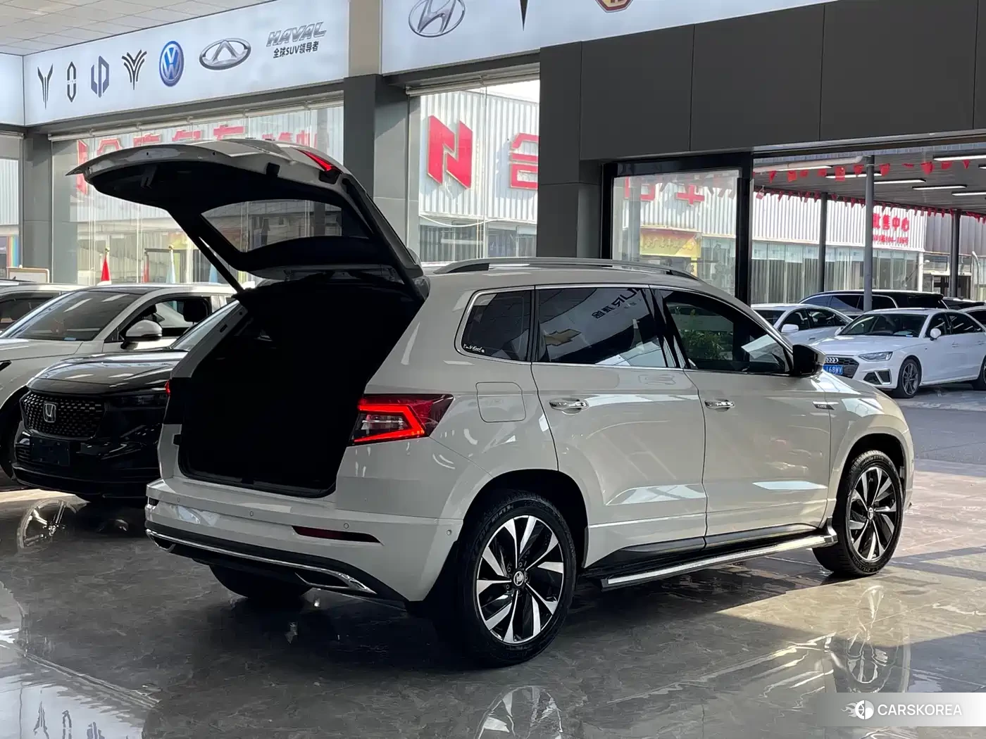 Skoda Karoq 2022 Белый из Китая