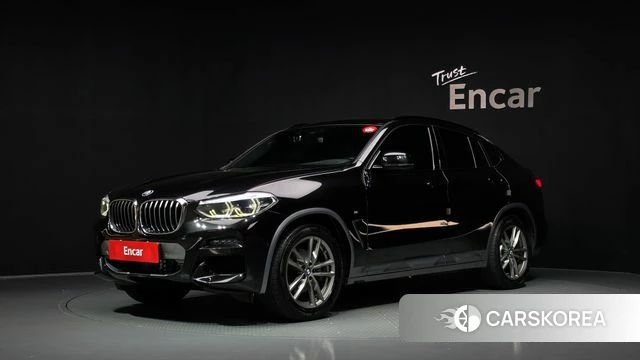 BMW X4 (G02) 2020 Черный из Кореи