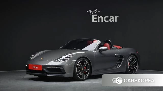 Porsche 718 Boxster 2019 Серый из Кореи