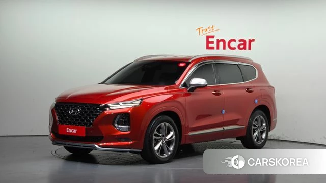 Hyundai Santa Fe TM 2020 Красный из Кореи