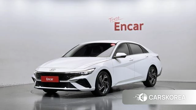 Hyundai The New Avante (CN7) 2023 Белый из Кореи