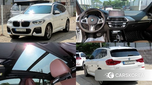 BMW X3 (G01) 2021 Белый из Кореи
