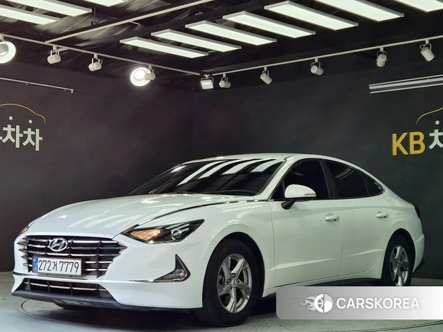 Hyundai Sonata (DN8) 2019 Белый из Кореи