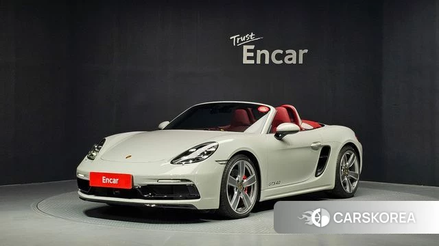 Porsche 718 Boxster 2023 Серебряный из Кореи