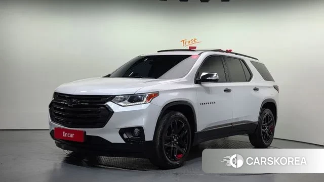 Chevrolet (GM Daewoo) Traverse 2021 Белый из Кореи