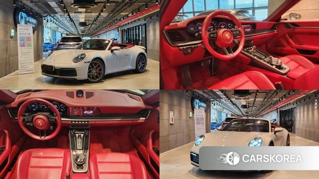 Porsche 911(992) 2024 Серебристо-серый из Кореи