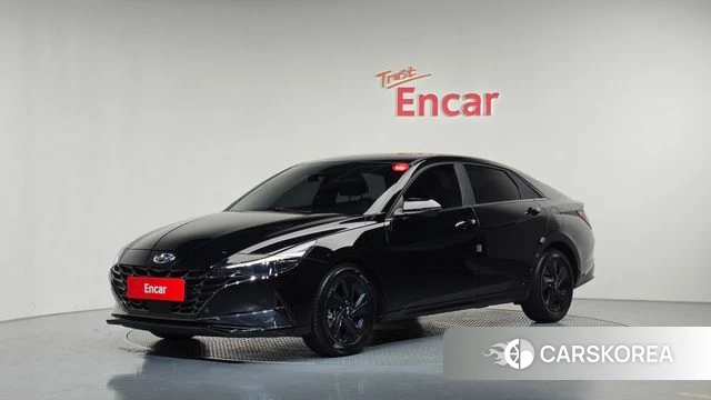 Hyundai Avante (CN7) 2023 Черный из Кореи