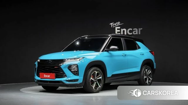 Chevrolet (GM Daewoo) Trailblazer 2021 Синий нефрит из Кореи