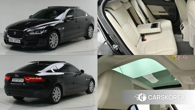 Jaguar XE 2018 Черный из Кореи