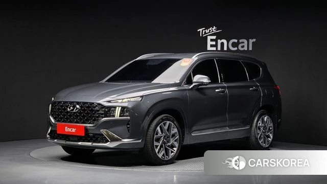 Hyundai The New Santa Fe 2021 Серый из Кореи