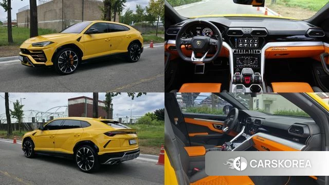 Lamborghini Urus 2020 Желтый из Кореи