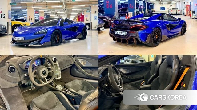 McLaren 600LT 2020 Синий из Кореи
