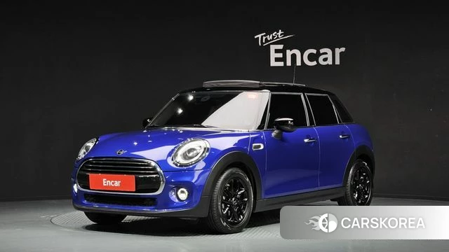 Mini Cooper 2021 Синий из Кореи