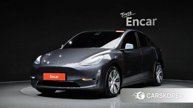 Tesla Model Y 2021 Серый из Кореи