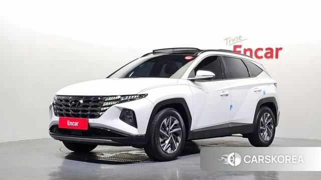 Hyundai Tucson Hybrid (NX4) 2023 Белый из Кореи