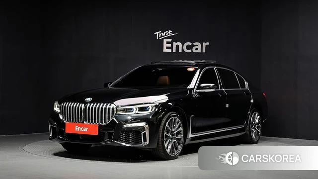 BMW 7 Series (G11) 2021 Черный из Кореи